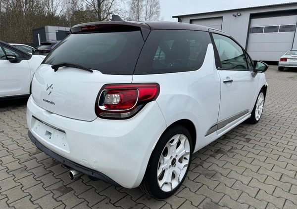 Citroen DS3 cena 14900 przebieg: 155000, rok produkcji 2011 z Ełk małe 67